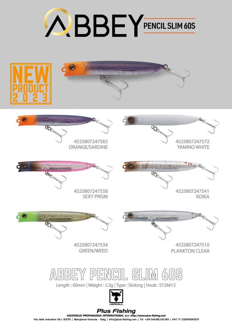 Abbey Pencil Slim 60s