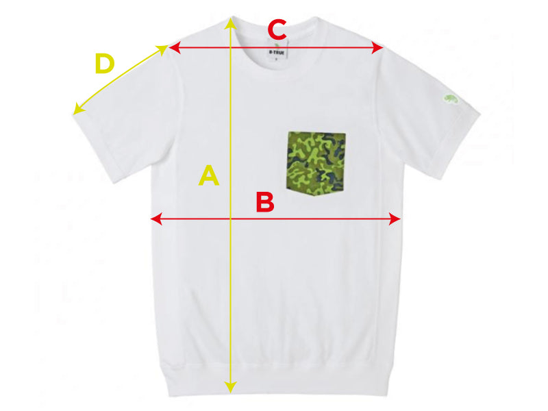 B-true Original Camo Pocket T-shirts