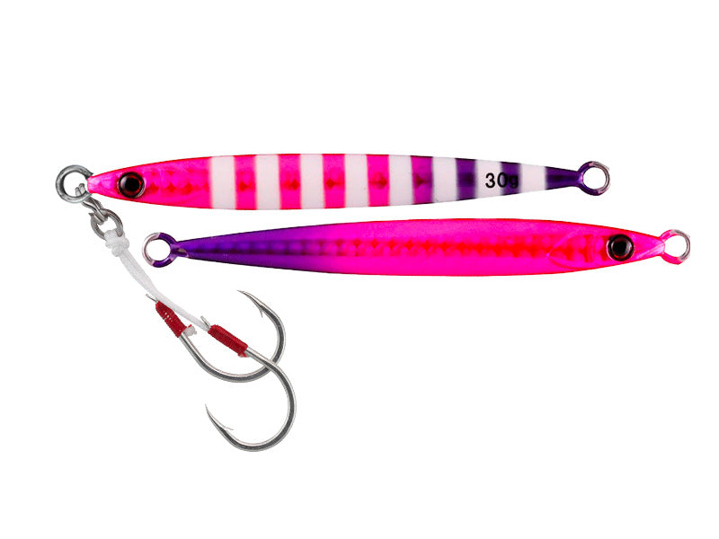 Big Backer Jig/slide Stick | 60g Glow Pink & Purple/lens Hl