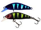 Chubby Minnow 35 | Uv Mat Black Perch