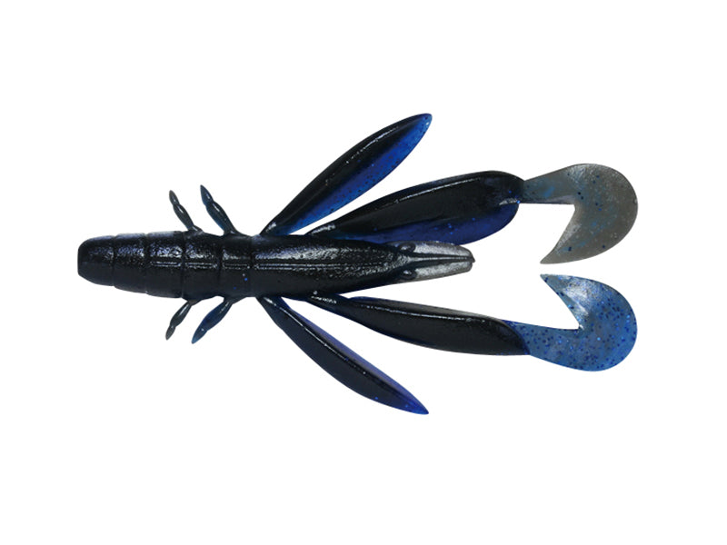 Chunk Craw | 4.0” Black/blue