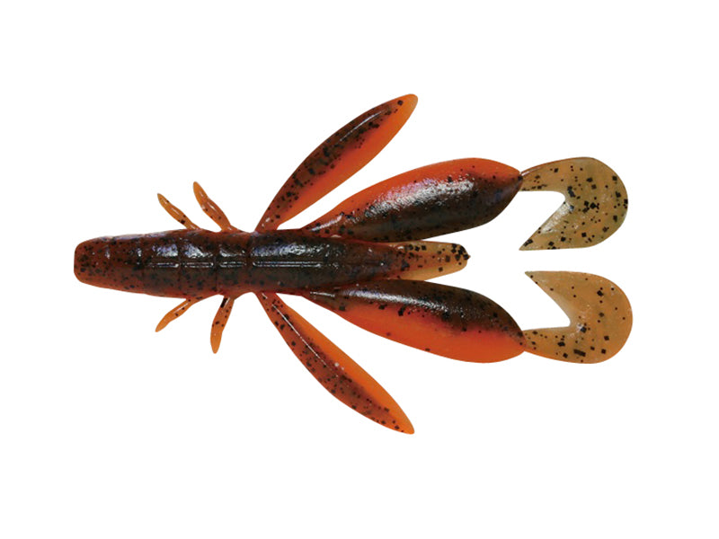 Chunk Craw | 4.0” Si Green Pumpkin/orange