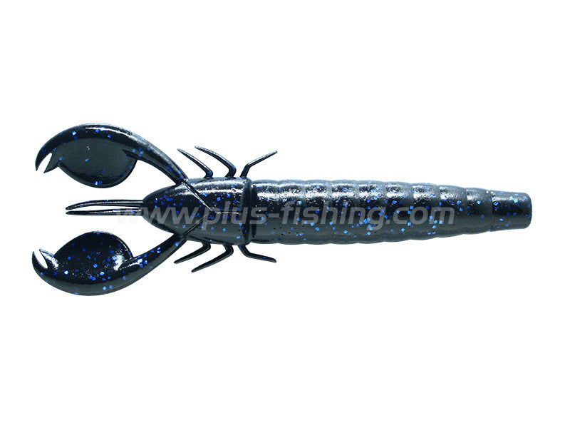 Clap Craw | 4" #07 Black/blue Flake