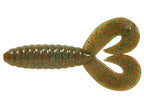 Deathadder Grub Twin Tail | #13 Cinnamon/green Flake