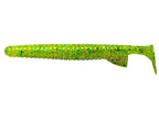 Deathadder Shad | 4'' #102 Chartreuse Gold Flake&green Flake