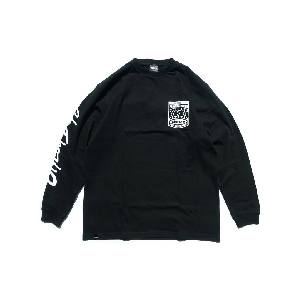 Deps 30th Anniv. Long Sleeve Tee | Black  L