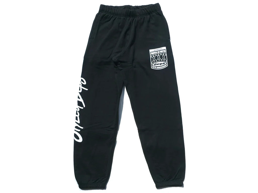 Deps 30th Anniv. Sweat Pants | Black Xl