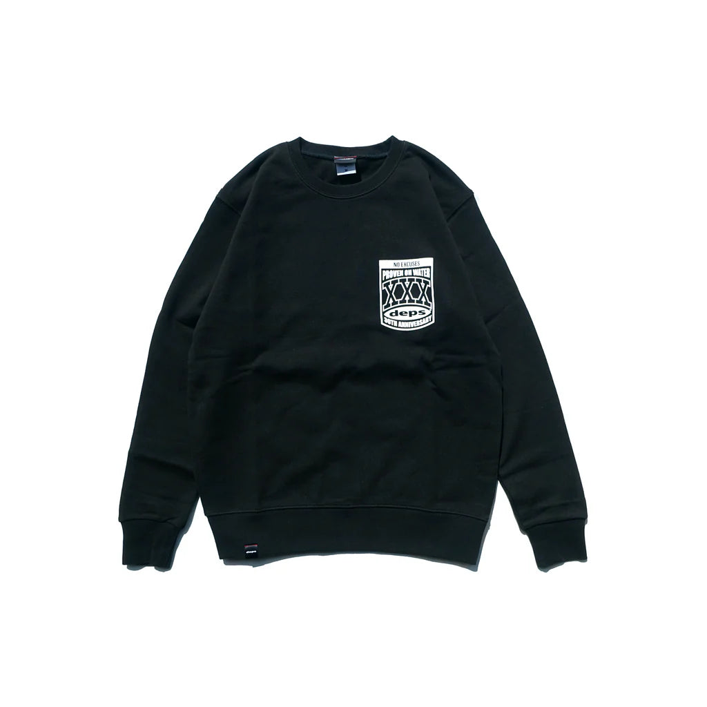Deps 30th Anniv. Sweat Shirt | Black Xl