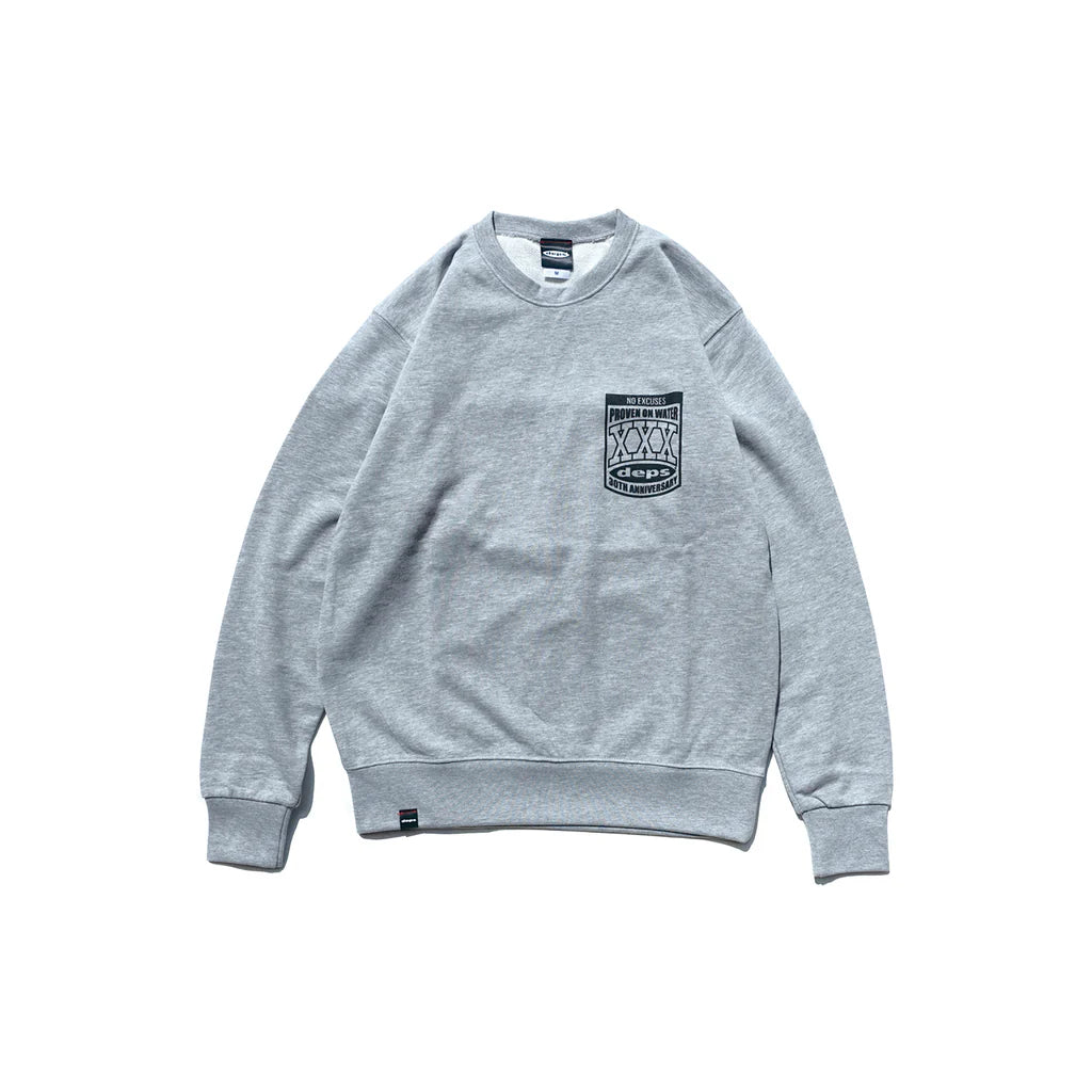Deps 30th Anniv. Sweat Shirt | Gray L