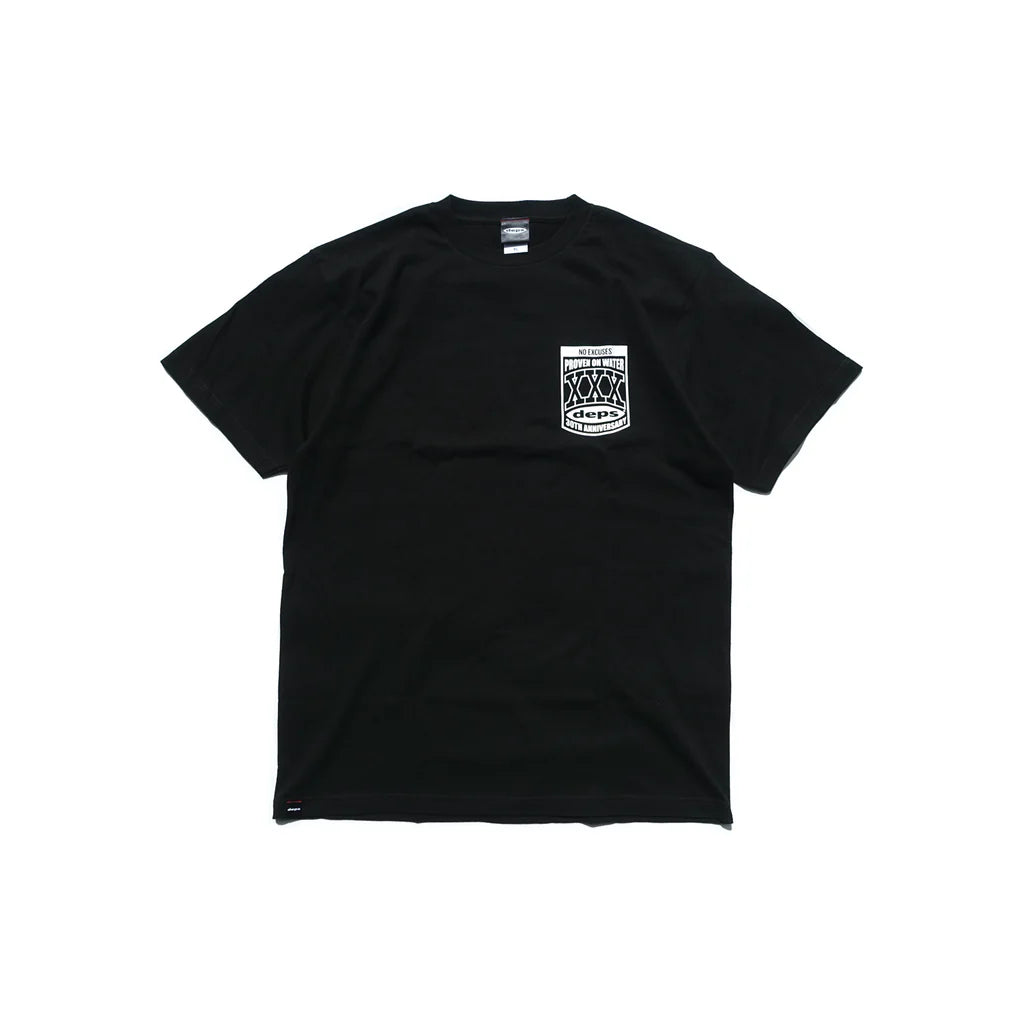 Deps 30th Anniv. Tee | Black Xxl