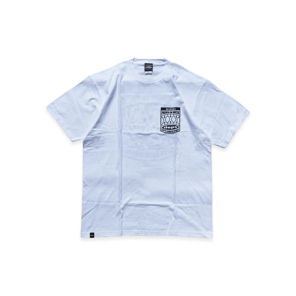 Deps 30th Anniv. Tee | White Xl