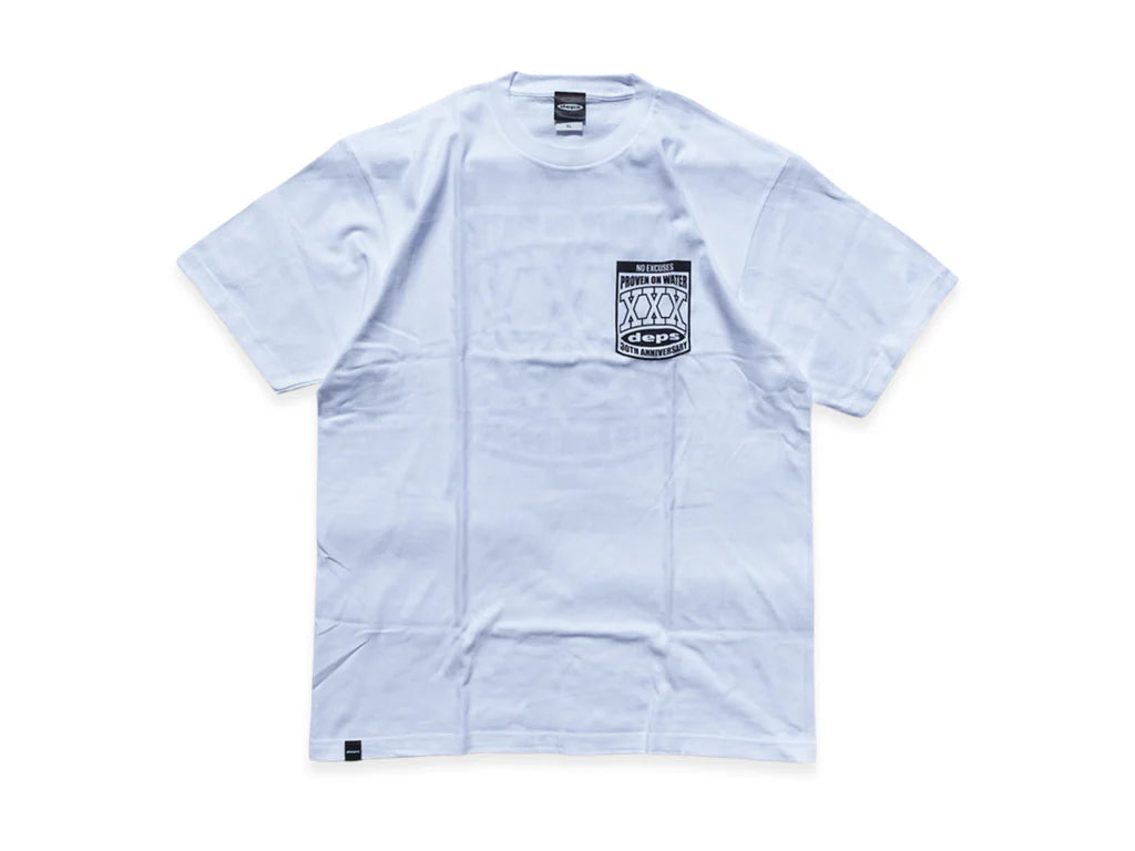 Deps 30th Anniv. Tee | White Xxl