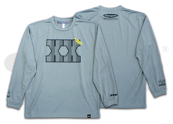 Deps Dry Mesh Long Tee. | Gray L