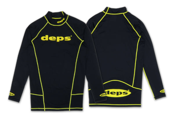 Deps Rash Guard | Black&yellow S