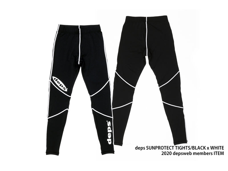 Deps Sun Protect Tights | Black&white M