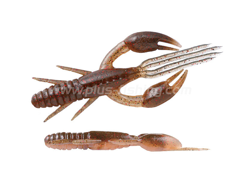 Dolive Craw | 2" Tw108-green Pumpkin Red/nat Orange