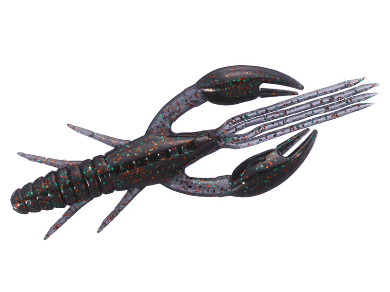 Dolive Craw | 4" W052- Kt Dark Smoke Copper Green Flake