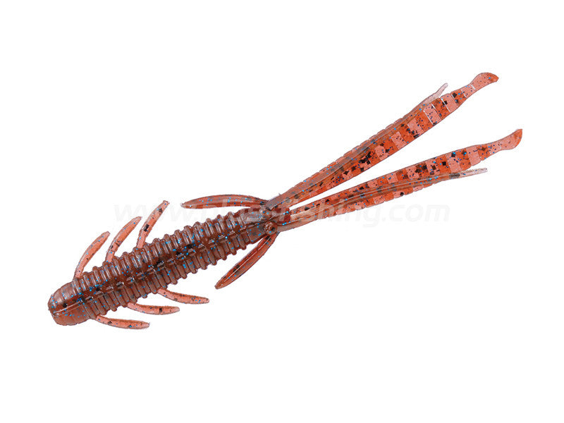 Dolive Shrimp | 6" W034 - Scuppernong/blue Flake