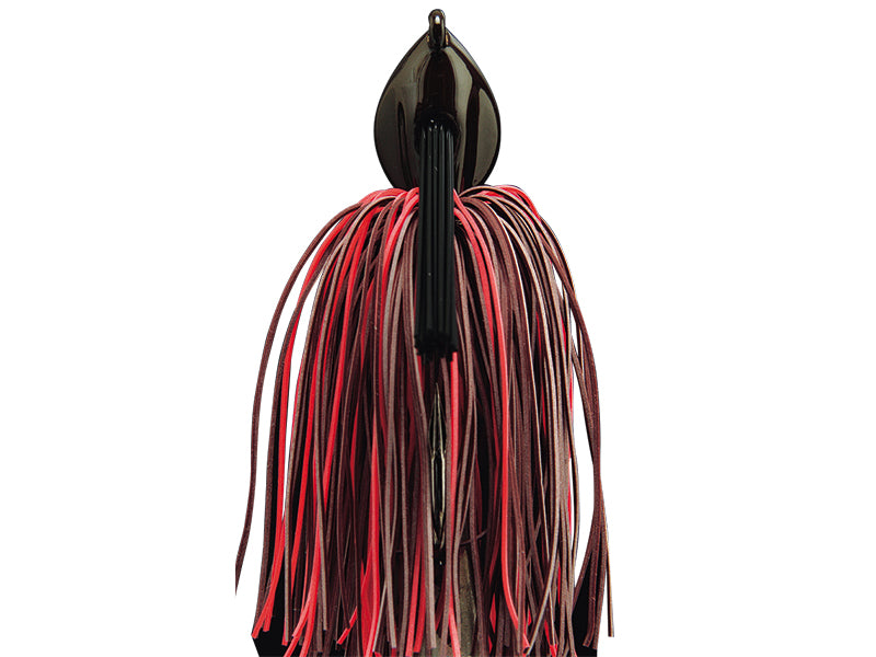 Flat Back | 3/8oz #12 Brown/red