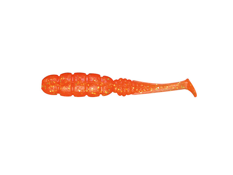 Goodmeal Shad | 2.0” Orange Gold Flake