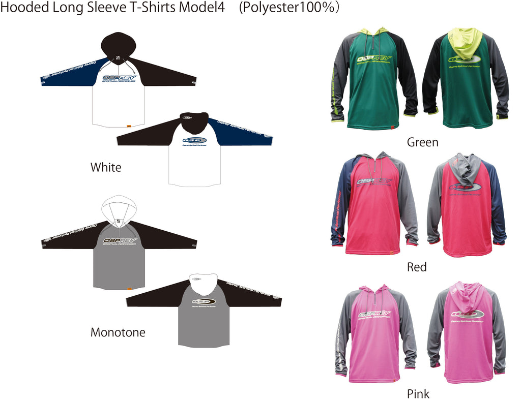 Hooded Long Sleeve T-shirts Model4