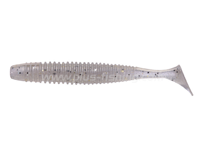 Hp Shadtail | 3.1" W014 – Light Smoke Pepper&lainbow Flake