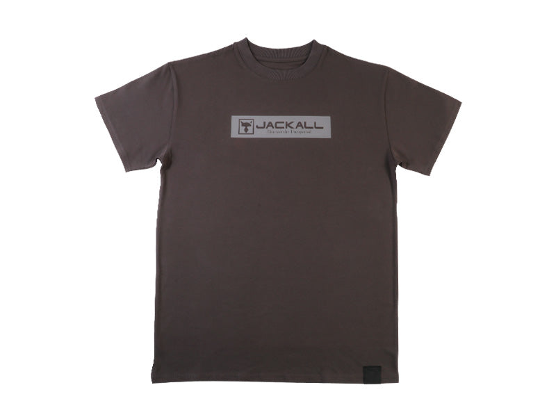 Jackall Box Logo T Shirt | Gray/reflect M