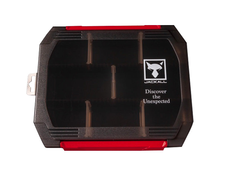 Jackall Double Open Tackle Box | M Clear Black(smoke) 2300d