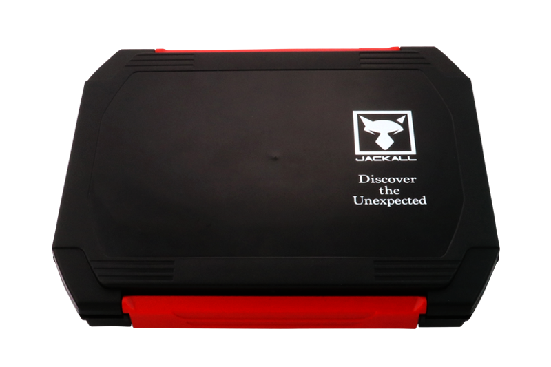 Jackall Double Open Tackle Box | S Black 1500d