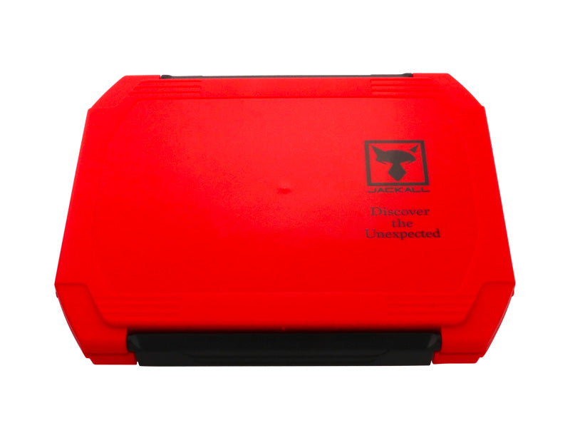 Jackall Double Open Tackle Box | S Clear Red 1500d