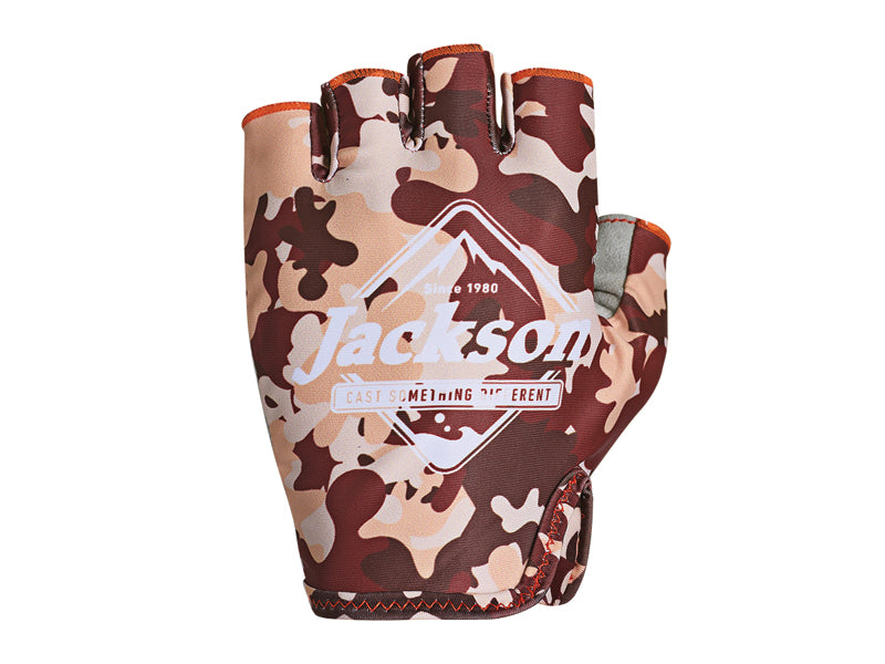 Jackson Sun Protect Fishing Glove | Brown L/xl