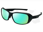Jigen Definder | Mat Black Frame - Ease Green / Blue Mirror