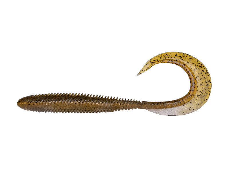 Kemuri Curly | 2.5inch Green Pumpkin Shad