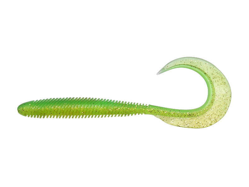 Kemuri Curly | 4.5inch Lime Chart/gold Flake