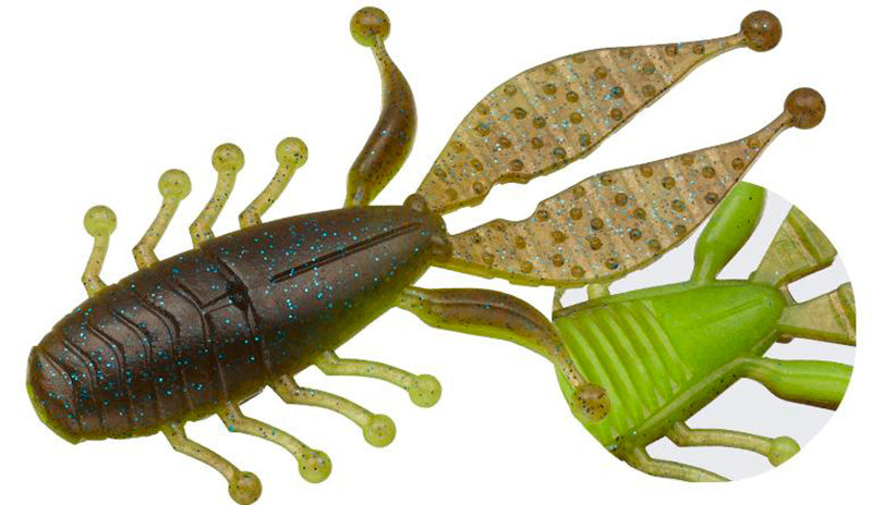 Kicker Bug 3.3" Fat Baby | #122 Greenpumpkin Blue7chart
