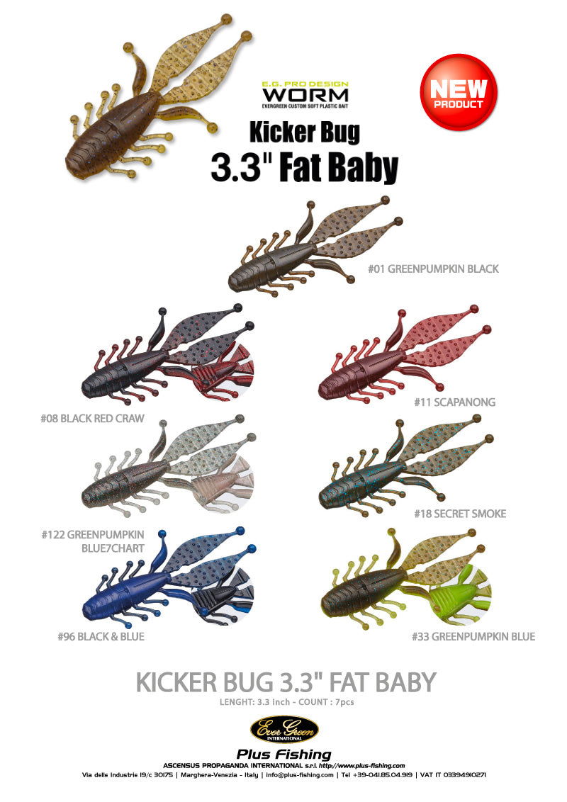Kicker Bug 3.3" Fat Baby