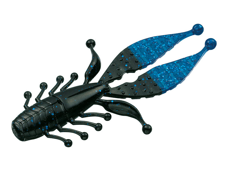 Kicker Bug | 3.5" #10 Black Blue  Tip