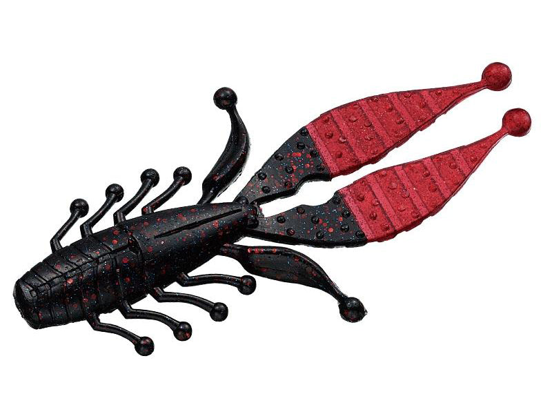 Kicker Bug | 3.5" #60 Black Red Tip