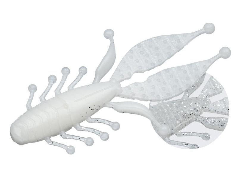 Kicker Bug | 4" #09 White/clear Sl