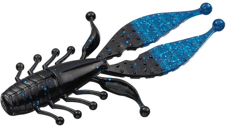 Kicker Bug | 5.5" #10 Black Blue  Tip