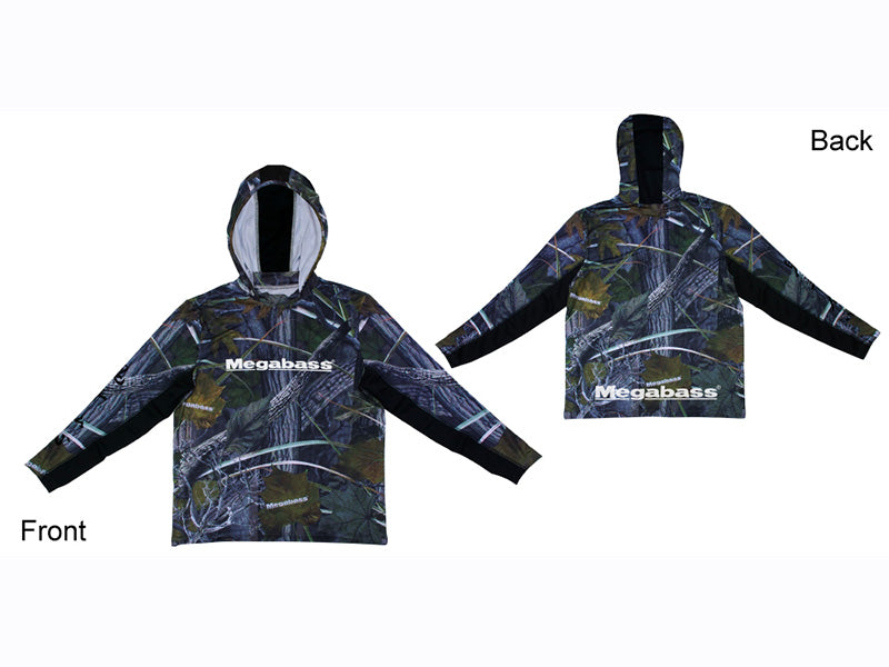 Megabass Game Hoodie | Real Camo Xxl