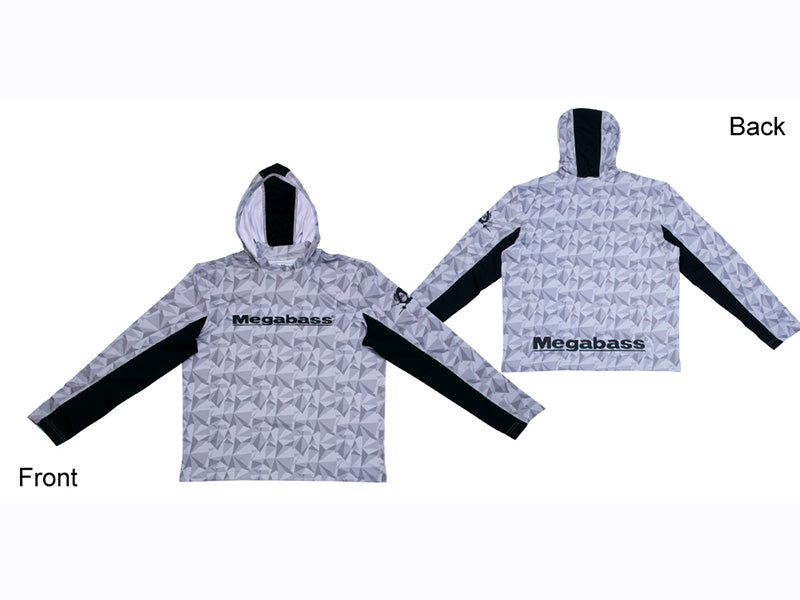 Megabass Game Hoodie | White L