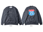 O.s.p×bassmania Back Boa Crew Sweat