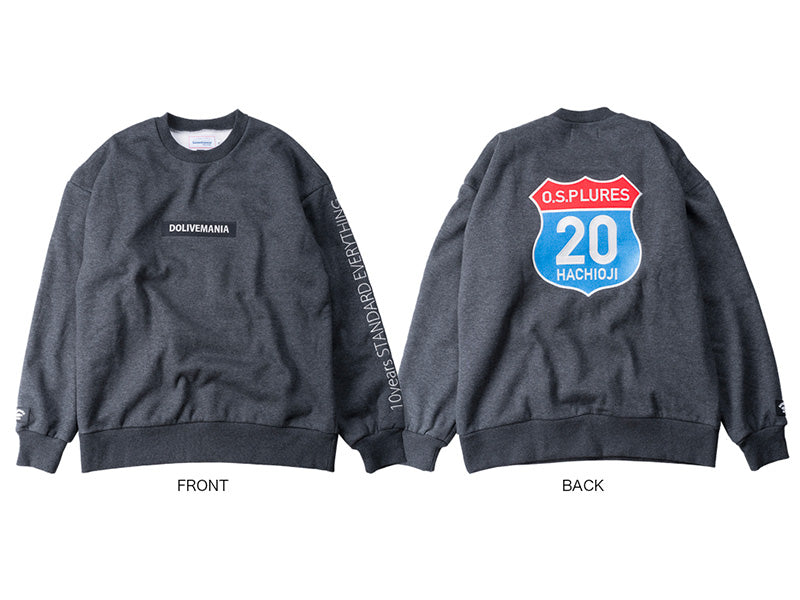 O.s.p×bassmania Back Boa Crew Sweat