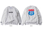 O.s.p×bassmania Back Boa Crew Sweat