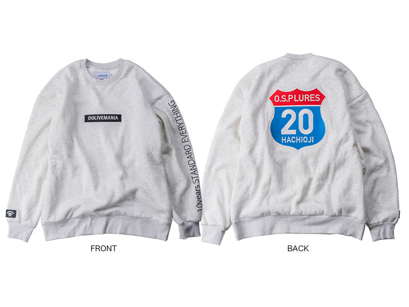 O.s.p×bassmania Back Boa Crew Sweat