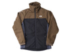 O.s.p Hybrid Puff Jacket High Neck | Brown/black M