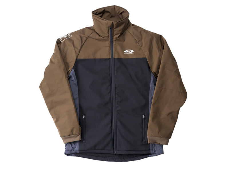 O.s.p Hybrid Puff Jacket High Neck | Brown/black M
