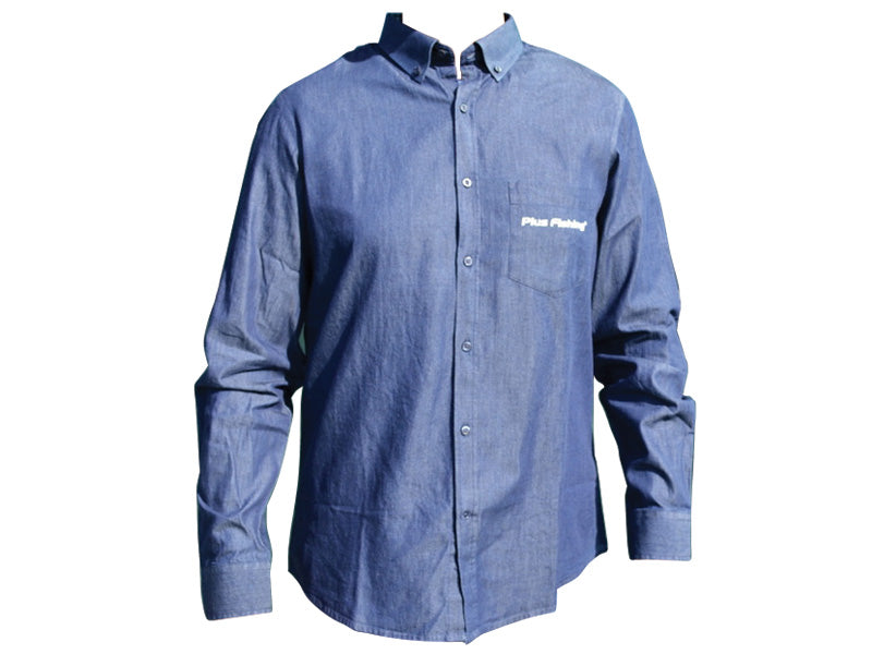 Plus Fishing Denim Shirt Image principale du produit