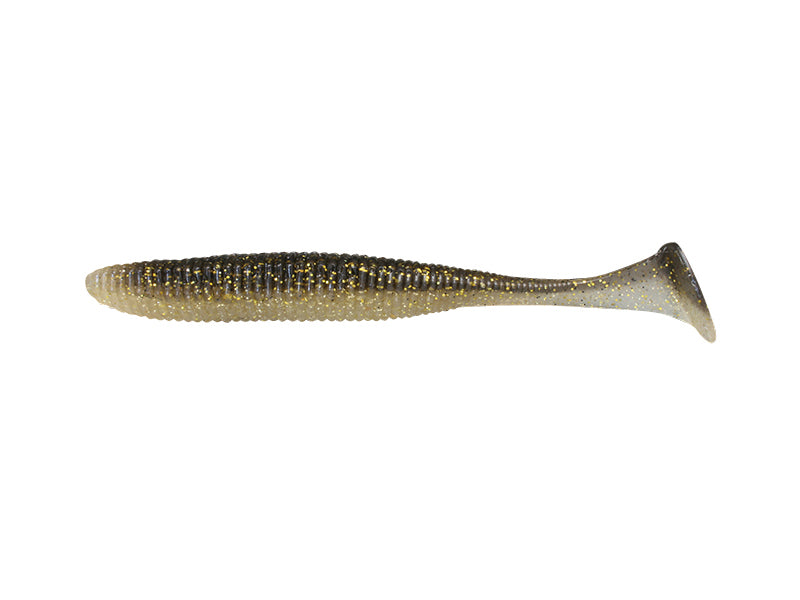 Rhythm Wave | 4.8” Gold & Black Shad
